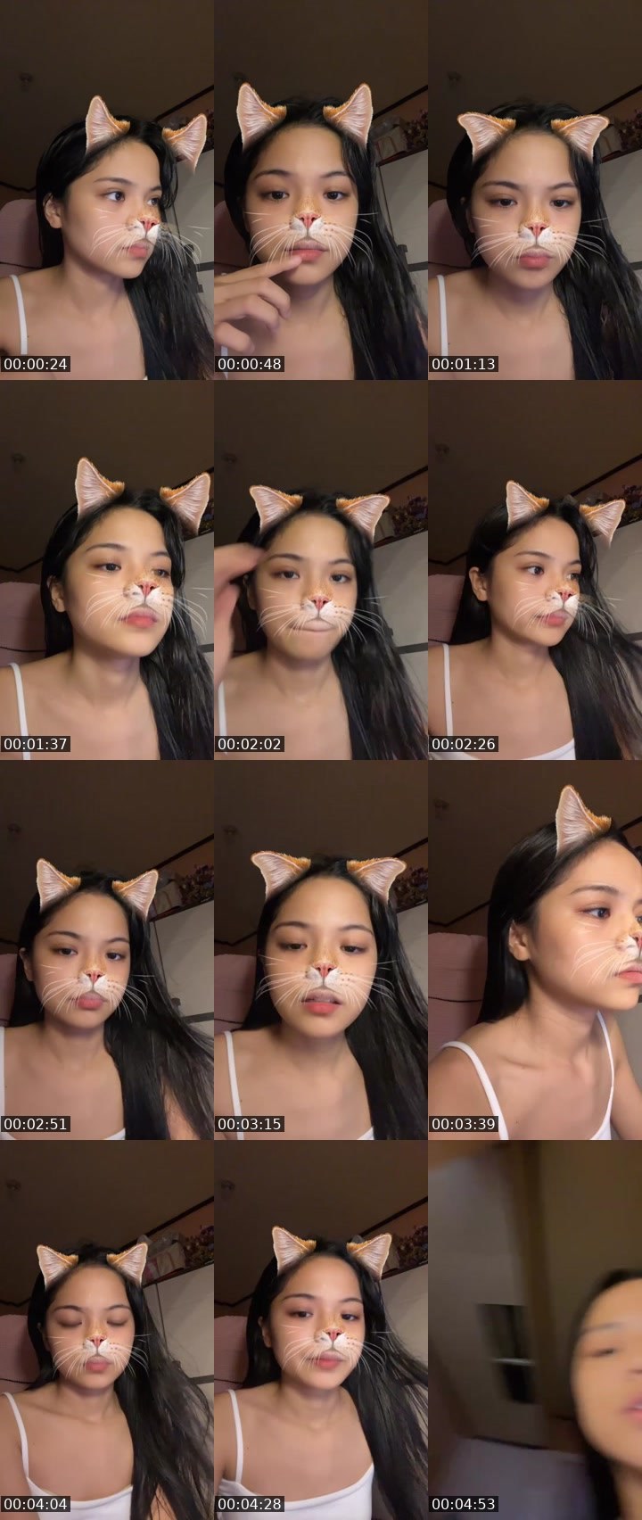 Contact-sheet preview of 8k👸🏻soleil🫧's Liveme recording