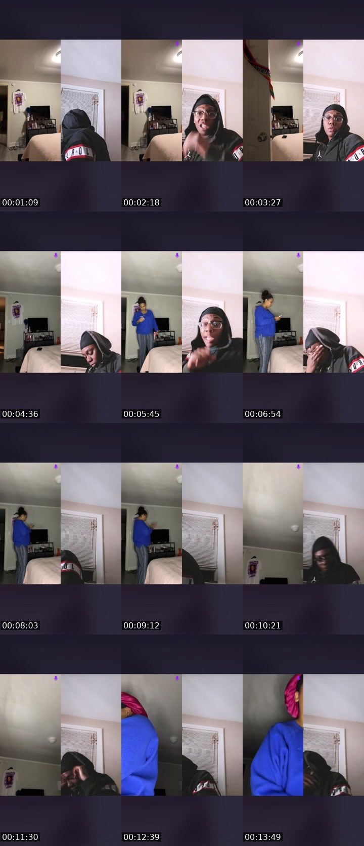 Contact-sheet preview of 🌈R!SS@_b@3💕🫶🏻💔's Liveme recording