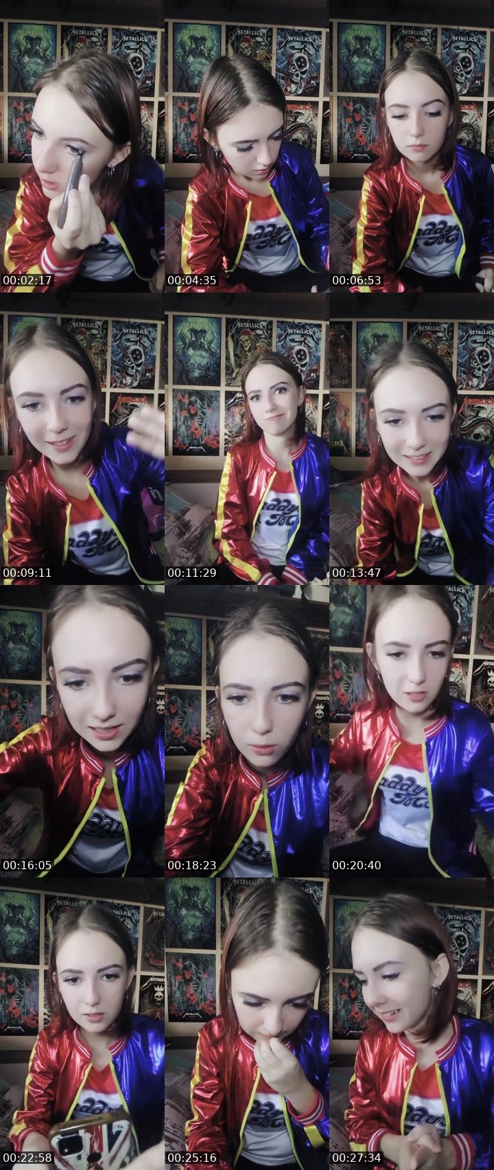 Contact-sheet preview of Baby Alice 💖's Liveme recording