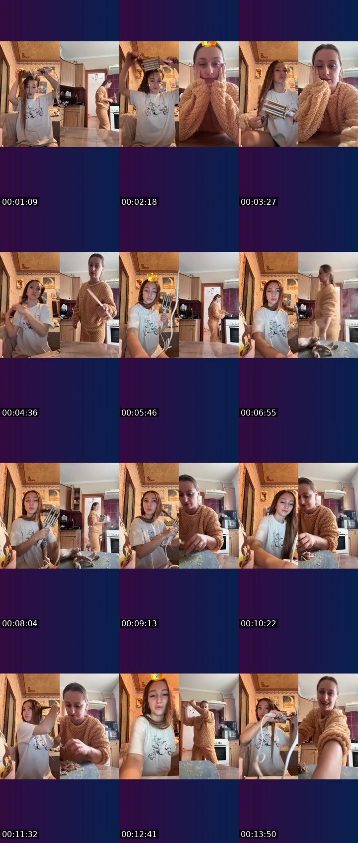 Contact-sheet preview of Conera_baby🐾's Liveme recording