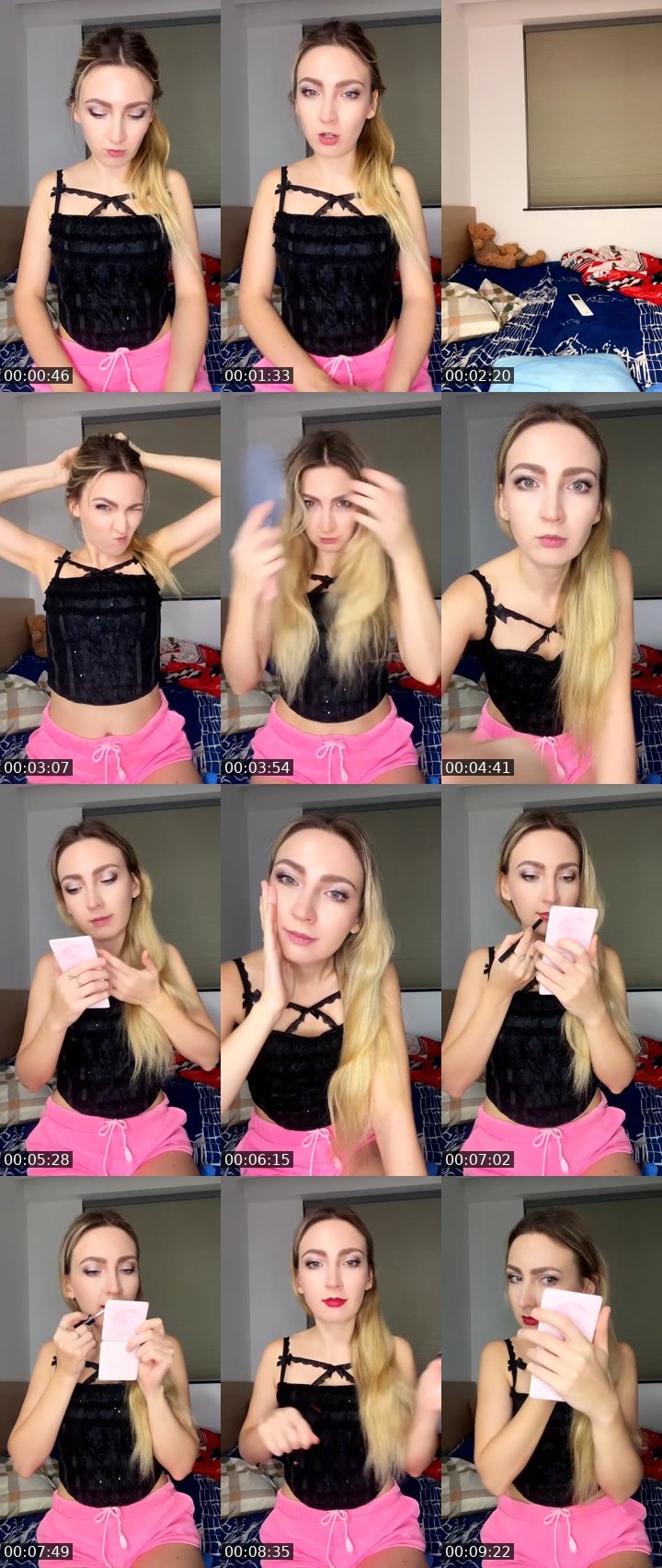 Contact-sheet preview of ♥️EvA🇷🇺's Liveme recording