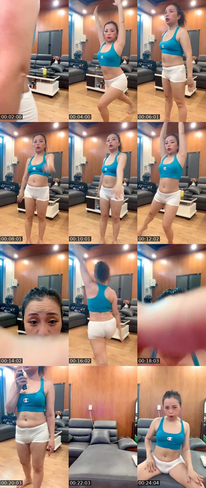 Contact-sheet preview of Kimkim💃🏻's Liveme recording