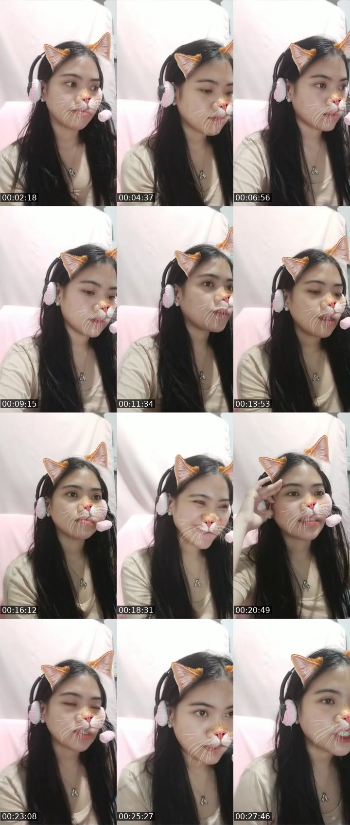 Contact-sheet preview of ⚜️ᴸᴼᴬ𝓐𝓼𝓱🌸's Liveme recording
