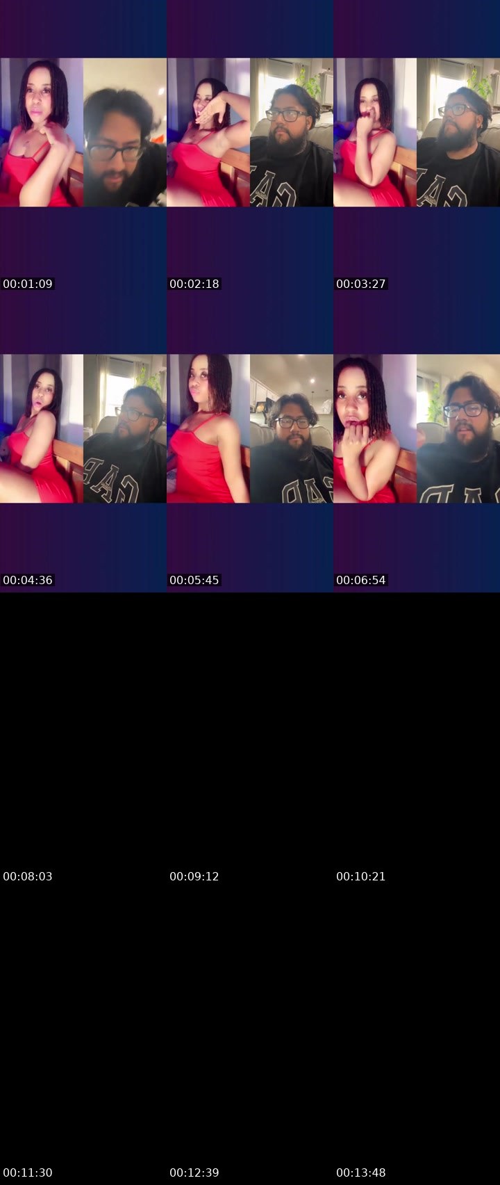 Contact-sheet preview of 🍑Curvy Goddess's Liveme recording