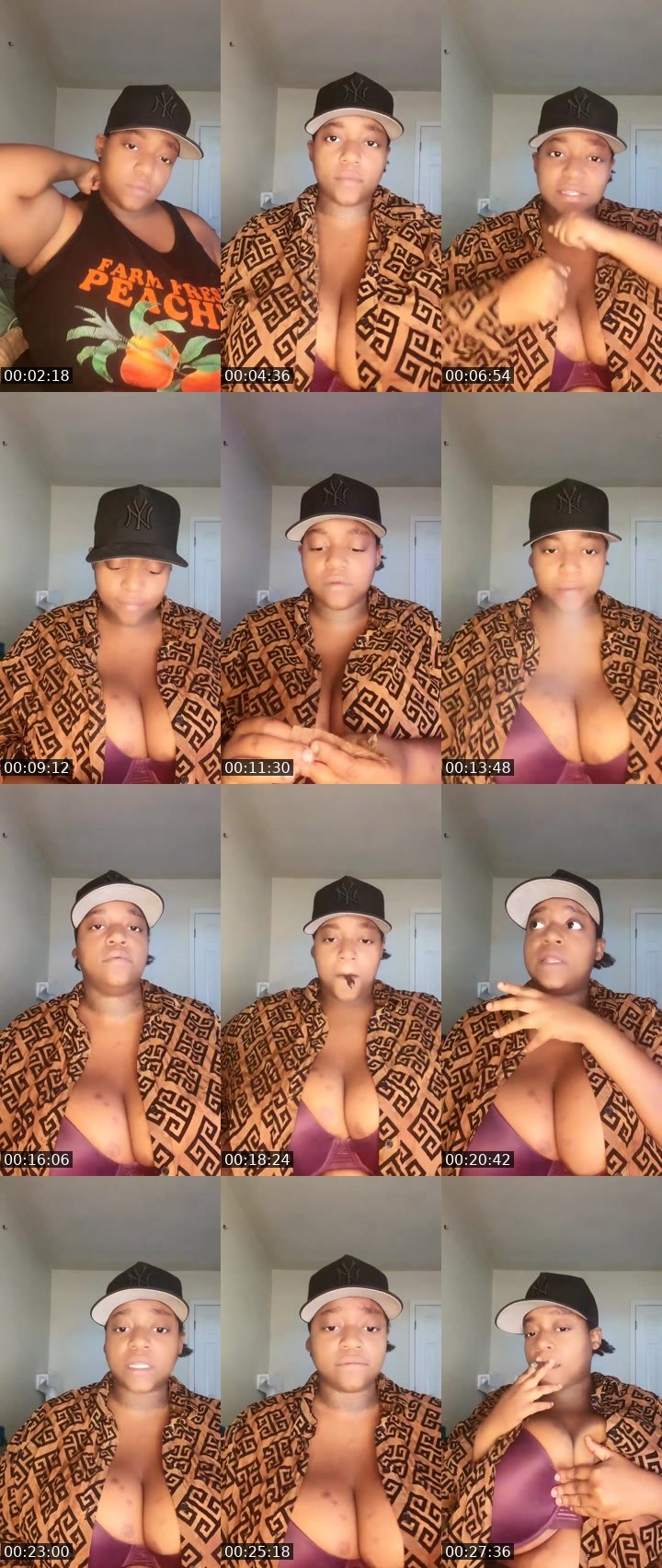 Contact-sheet preview of Safarrii's Liveme recording
