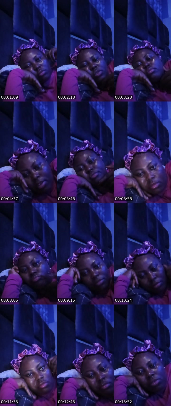 Contact-sheet preview of pretty Ruthie's Liveme recording