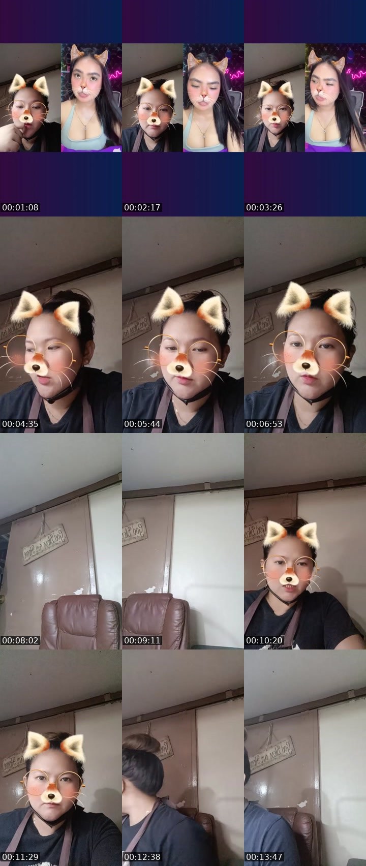 Contact-sheet preview of ☝️💙𝓖𝓵𝔂's Liveme recording