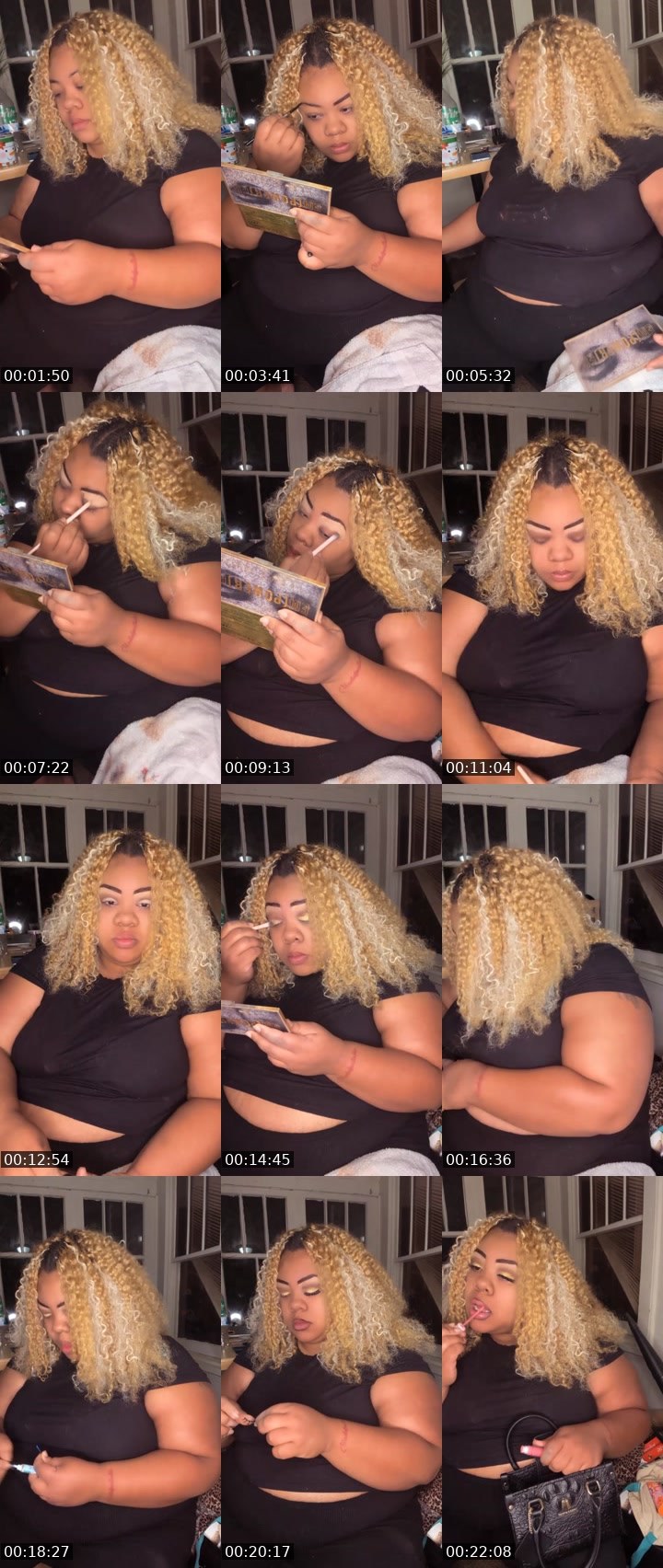 Contact-sheet preview of cutUp2's Liveme recording
