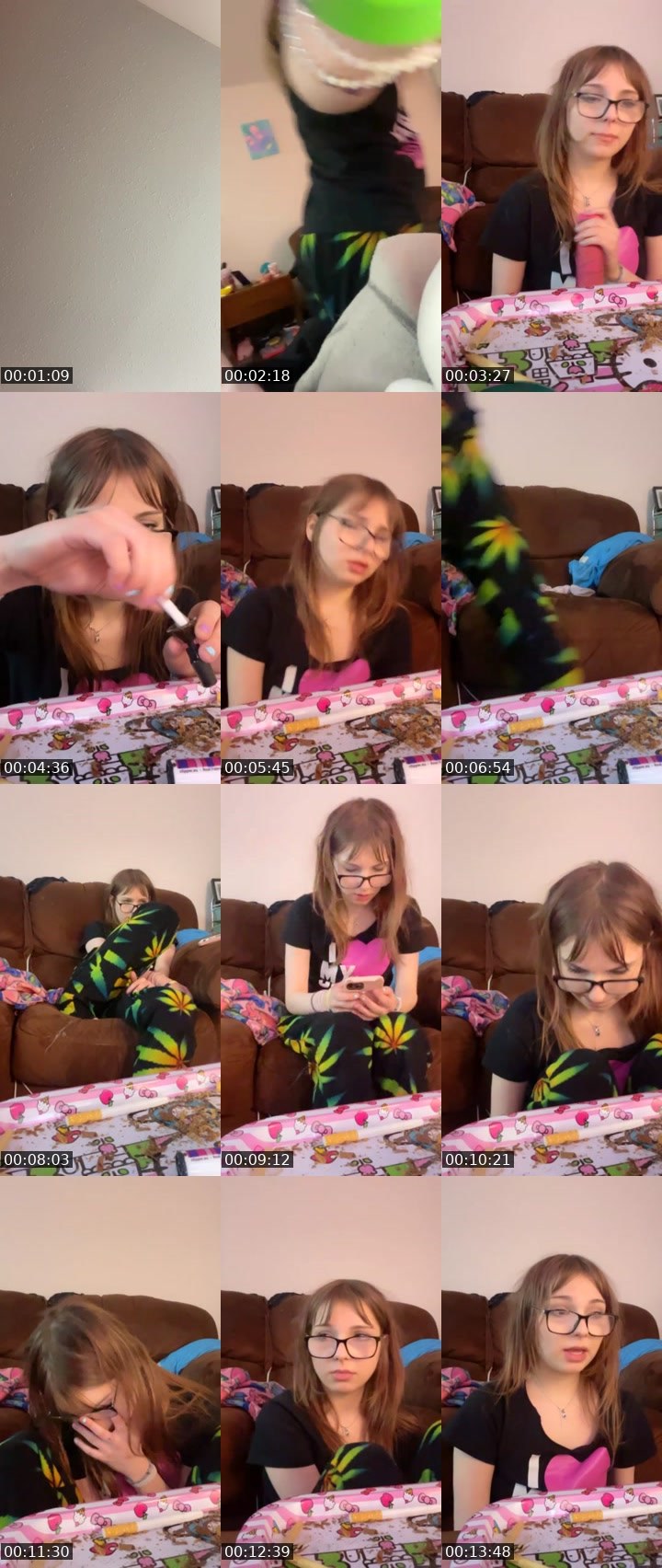 Contact-sheet preview of sadiecake84's Liveme recording