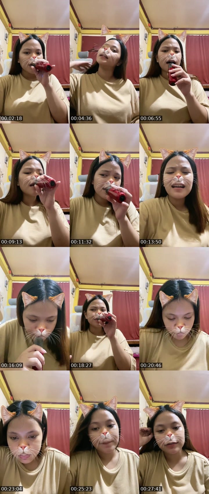 Contact-sheet preview of 18k👸Zia🐉(NP)'s Liveme recording