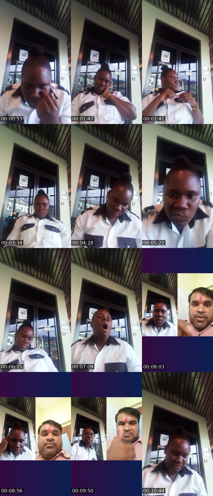 Contact-sheet preview of chante1's Liveme recording