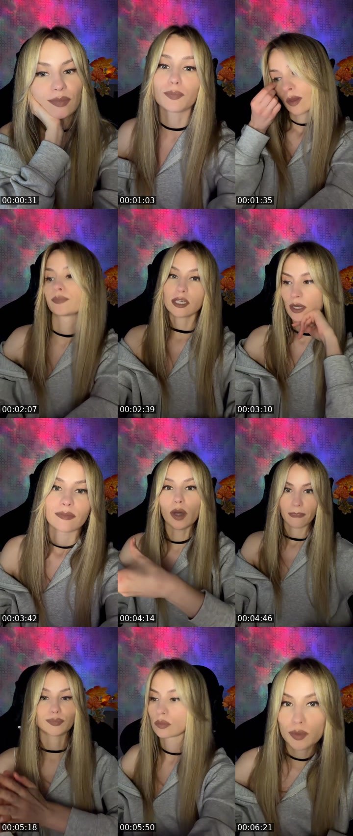 Contact-sheet preview of 🪷𝔇𝔦𝔤𝔦𝔱𝔞𝔩ᴰᴳᴹᶠ's Liveme recording