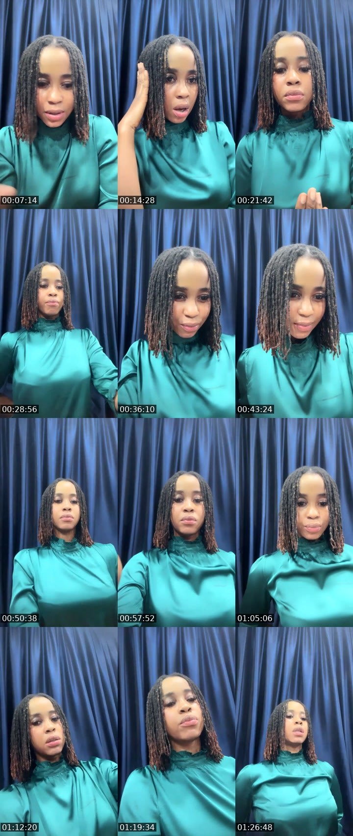 Contact-sheet preview of 🍑Curvy Goddess's Liveme recording