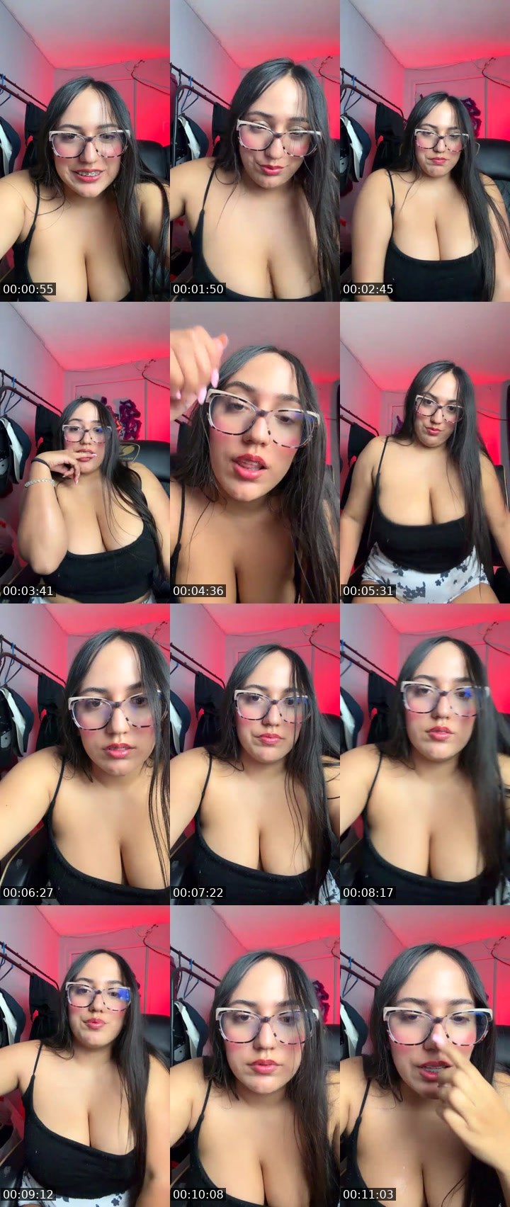 Contact-sheet preview of Donnabelladonna's Liveme recording