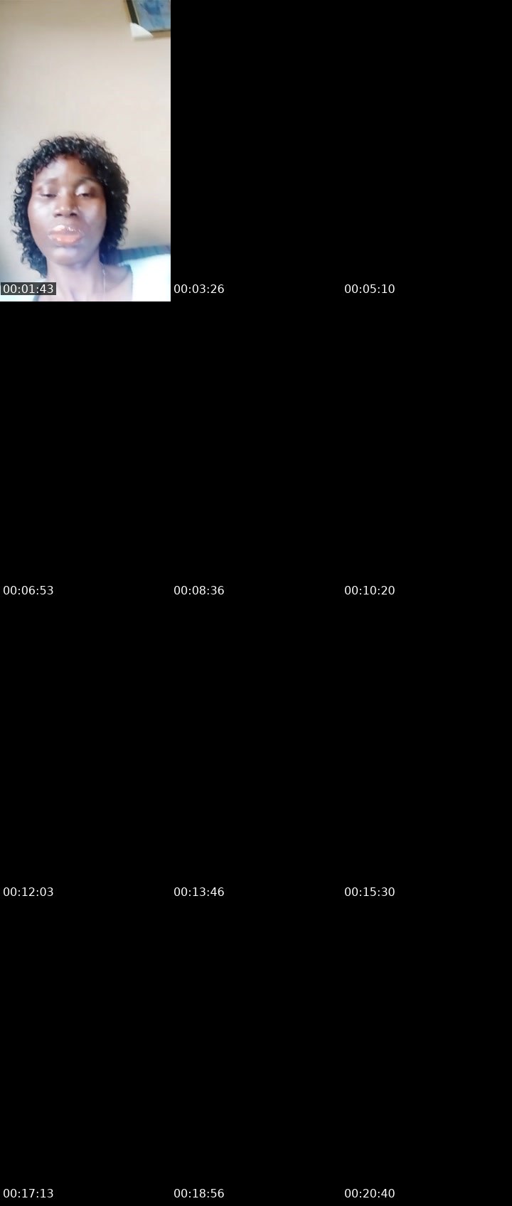 Contact-sheet preview of pretty slim's Liveme recording