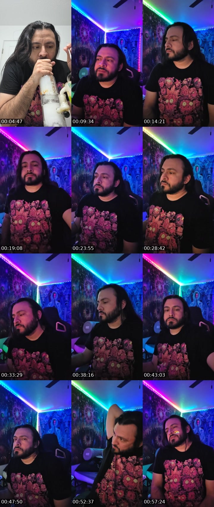 Contact-sheet preview of 𝕃ucas 𝕊corpio's Liveme recording