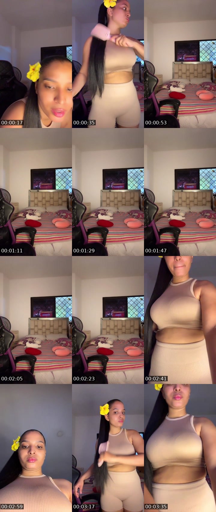 Contact-sheet preview of 🌈🃏DEVORA😏🍒's Liveme recording