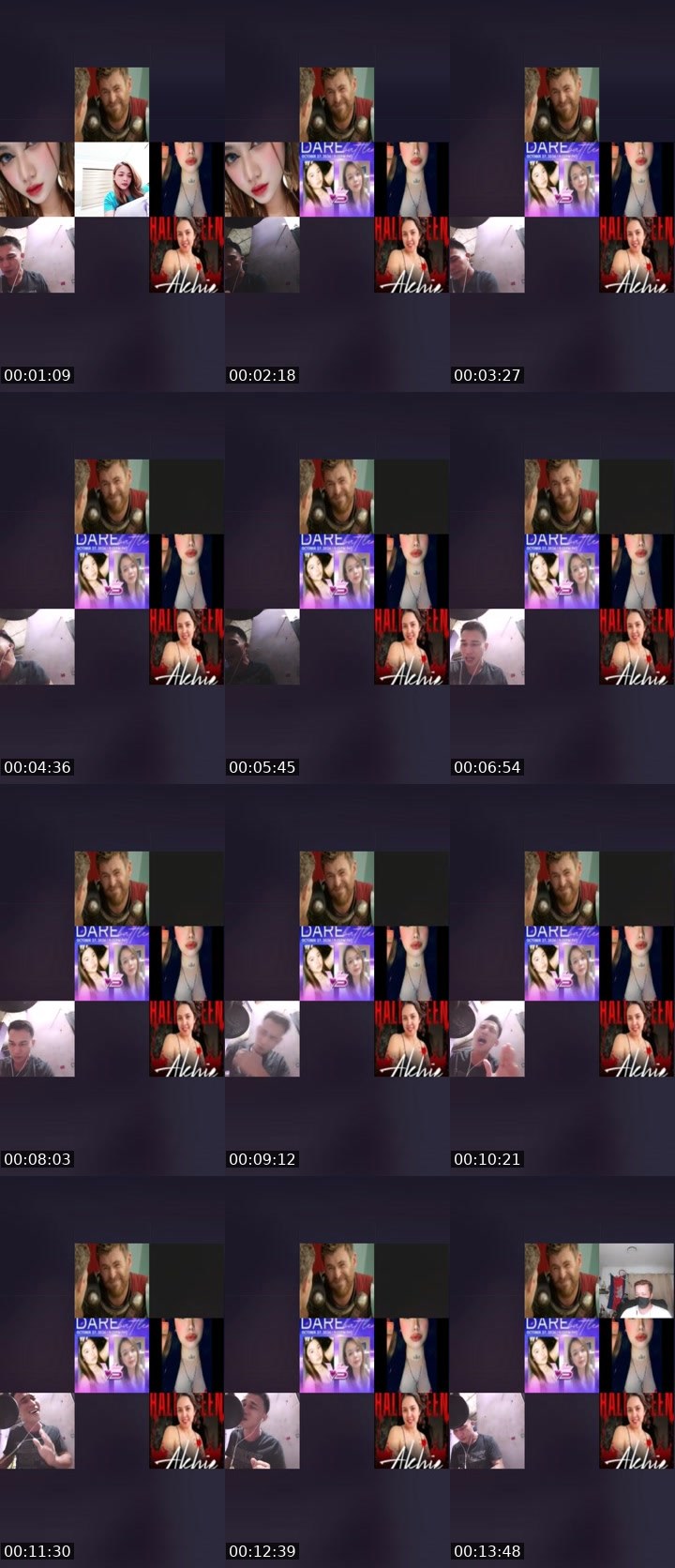 Contact-sheet preview of 7K 🌶️👸🏻Slurphy🫧's Liveme recording