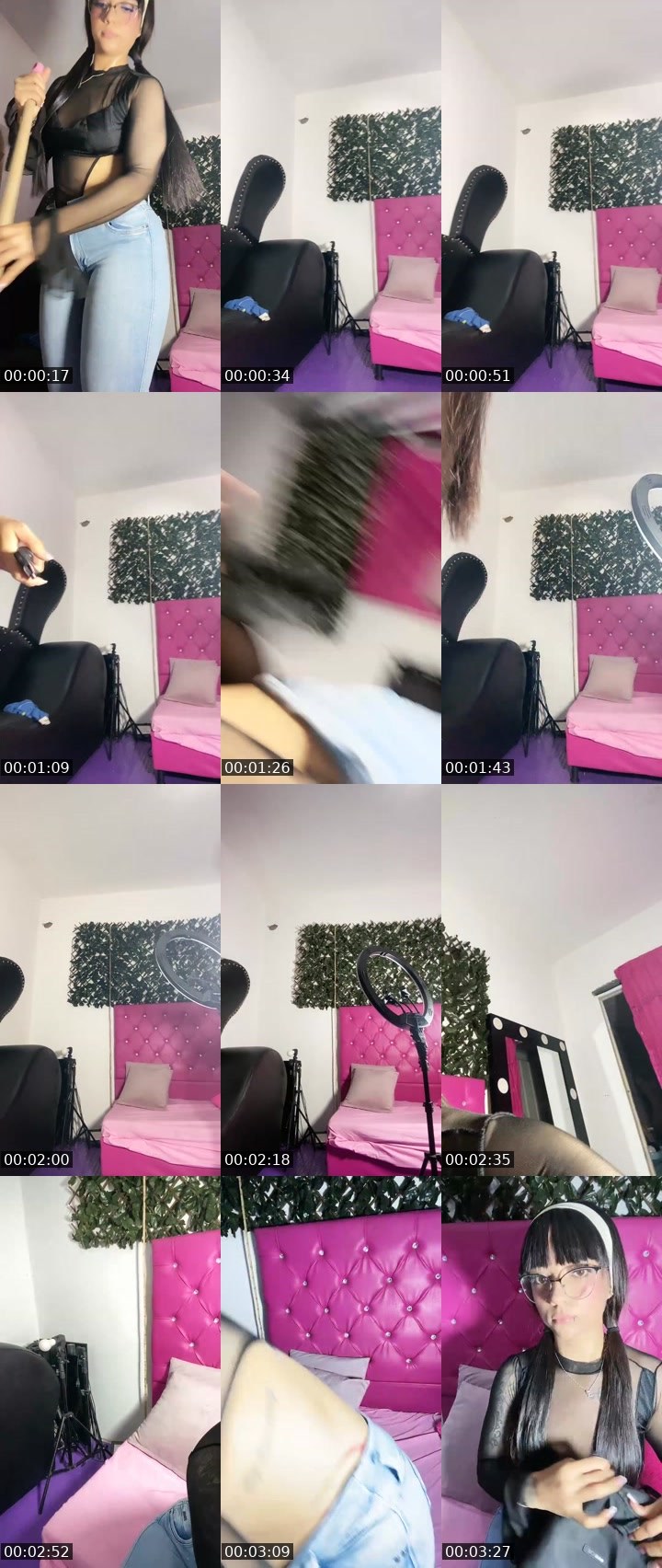 Contact-sheet preview of Erica👑's Liveme recording