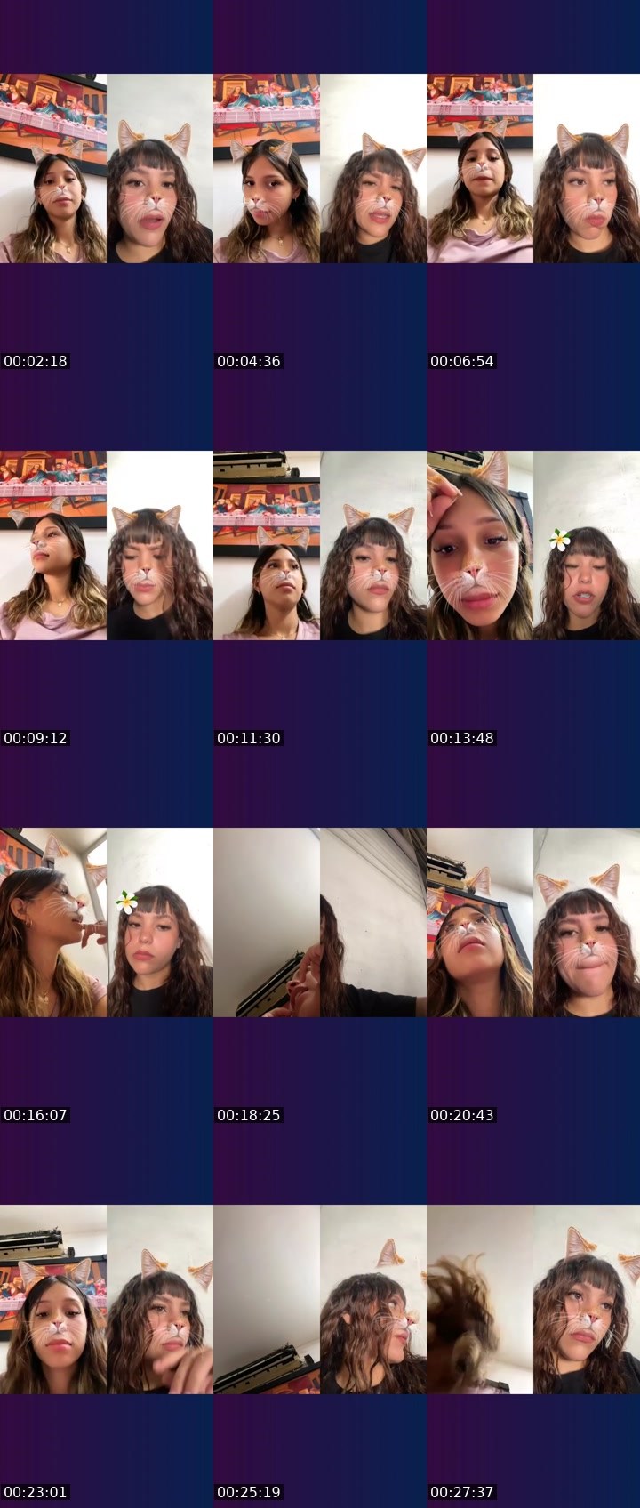 Contact-sheet preview of 👑⃤wily🧸's Liveme recording