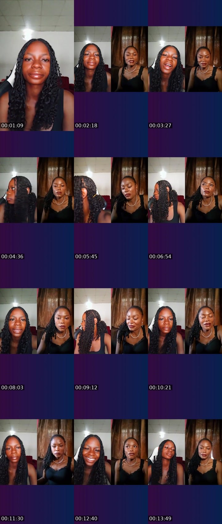 Contact-sheet preview of $💸Imma🟦✊🏿's Liveme recording