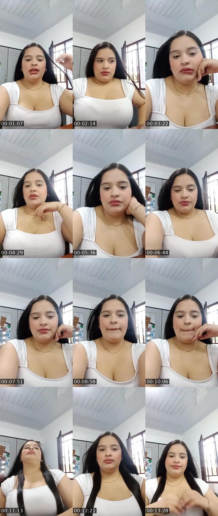 Contact-sheet preview of 🫧 sarait 🌸's Liveme recording