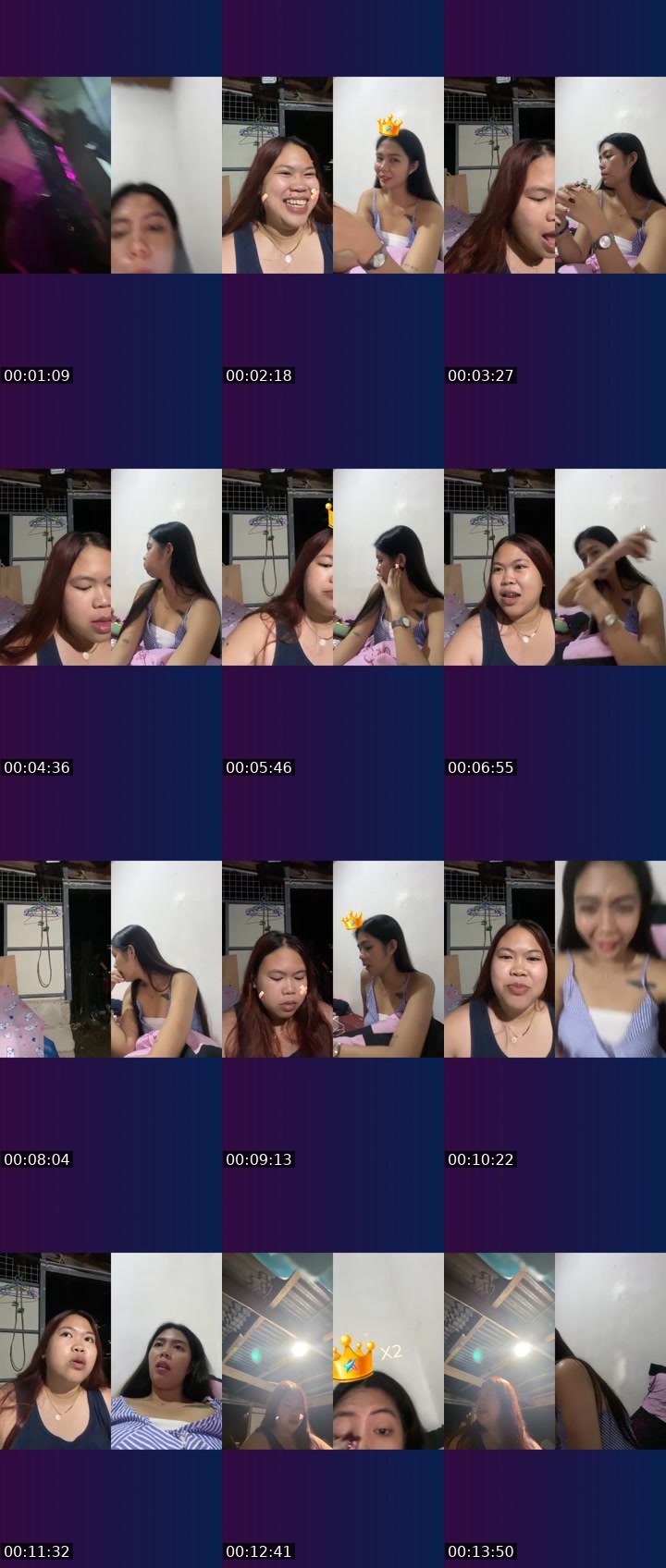 Contact-sheet preview of 👸🏻Asya.☘️'s Liveme recording