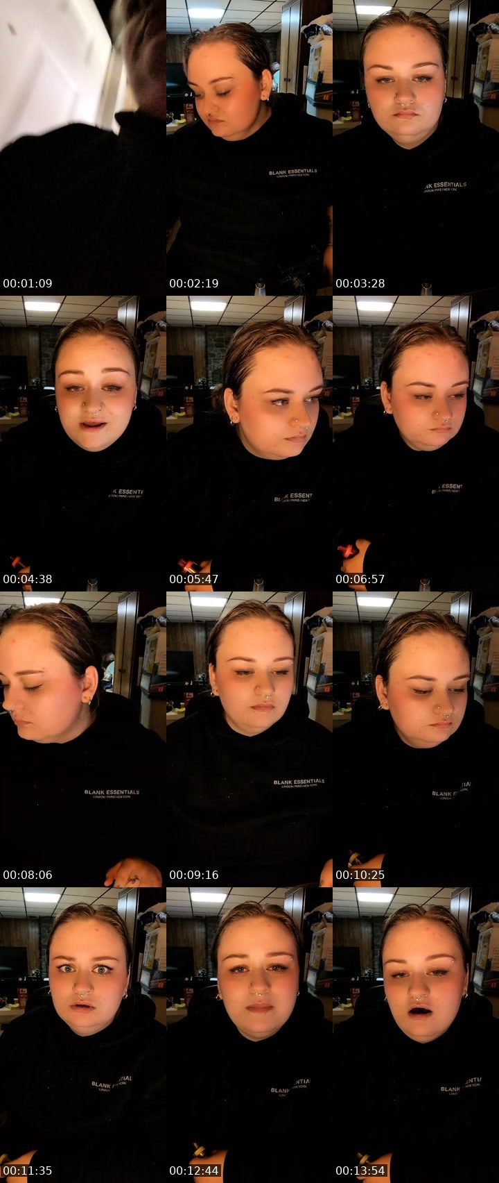 Contact-sheet preview of Sephra ♡'s Liveme recording