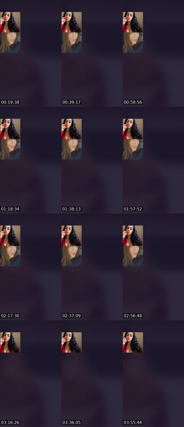 Contact-sheet preview of 𝐌𝐘𝐒𝐓𝐄𝐑𝐘 🐝's Liveme recording