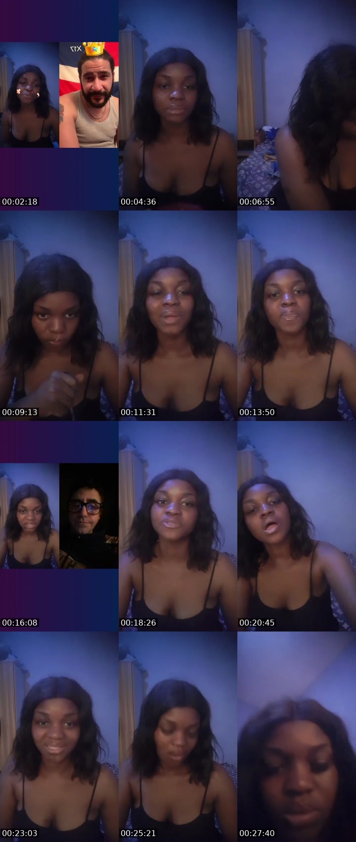 Contact-sheet preview of 😈🕊H💜ney🎭's Liveme recording