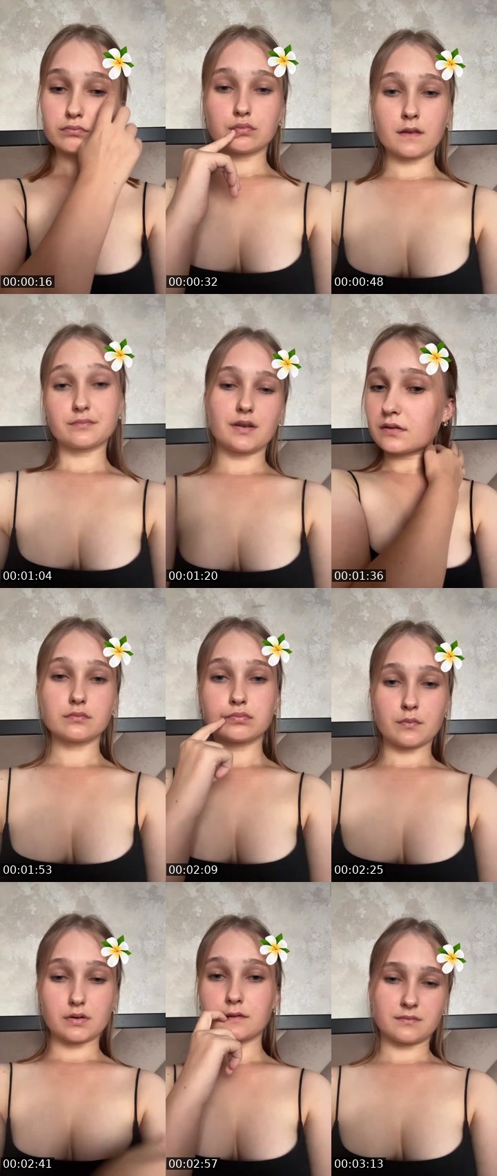 Contact-sheet preview of _Marina_'s Liveme recording