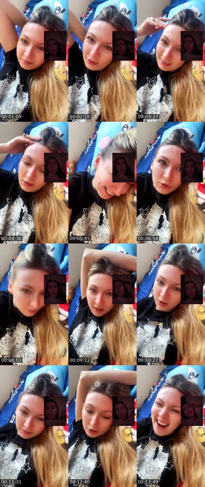 Contact-sheet preview of ♥️EvA🇷🇺's Liveme recording