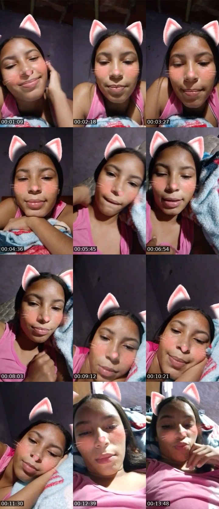 Contact-sheet preview of Yina🌈's Liveme recording