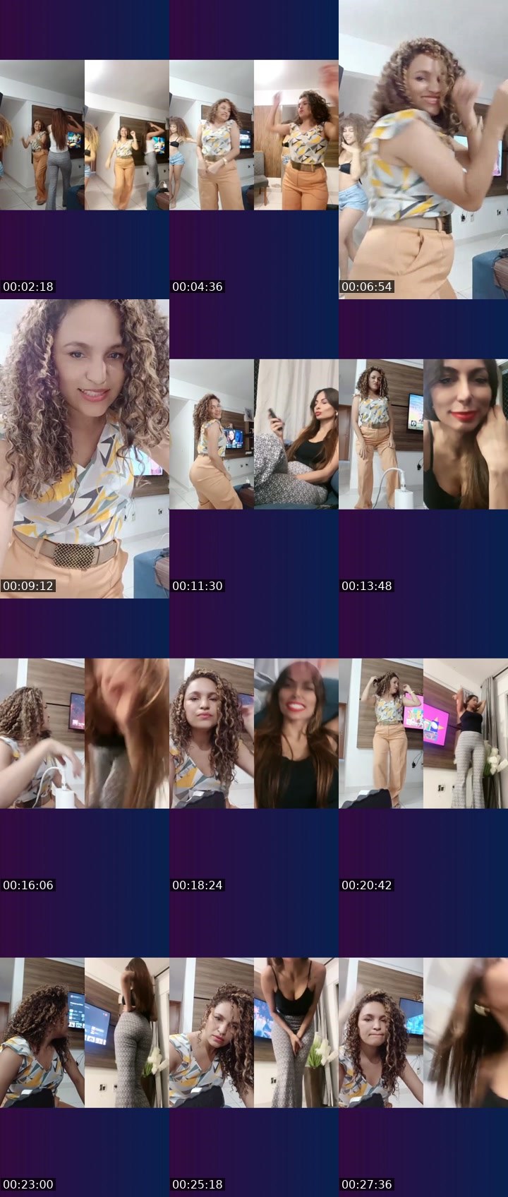 Contact-sheet preview of kamylla 🫦🔥's Liveme recording
