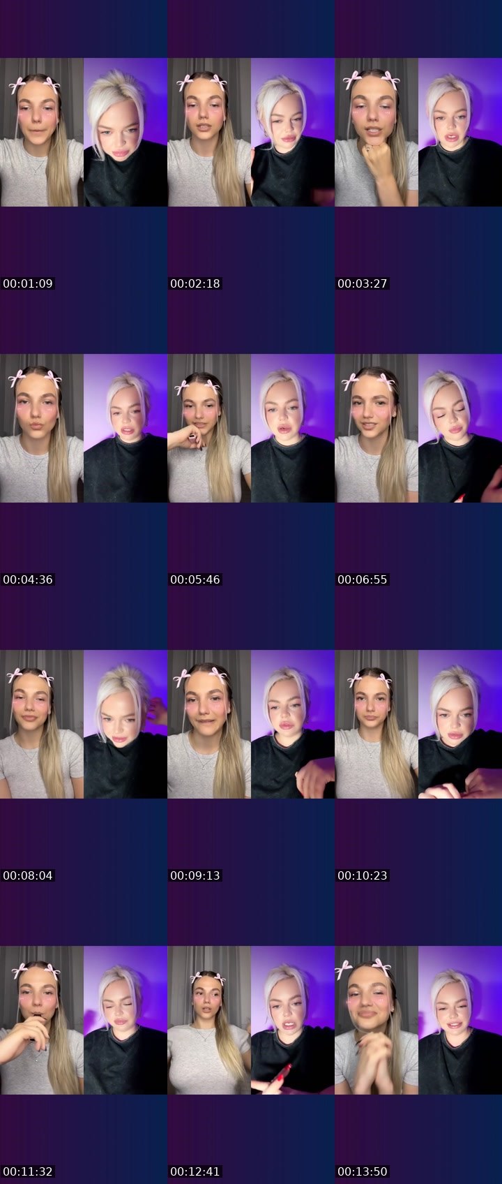 Contact-sheet preview of ℄🤍𓆩ALEKSANDRA𓆪🤍's Liveme recording