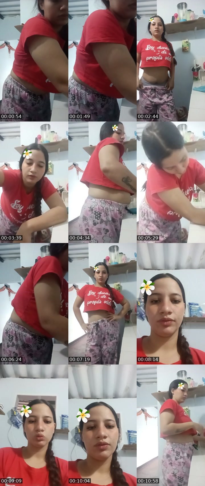 Contact-sheet preview of Liz🥹's Liveme recording
