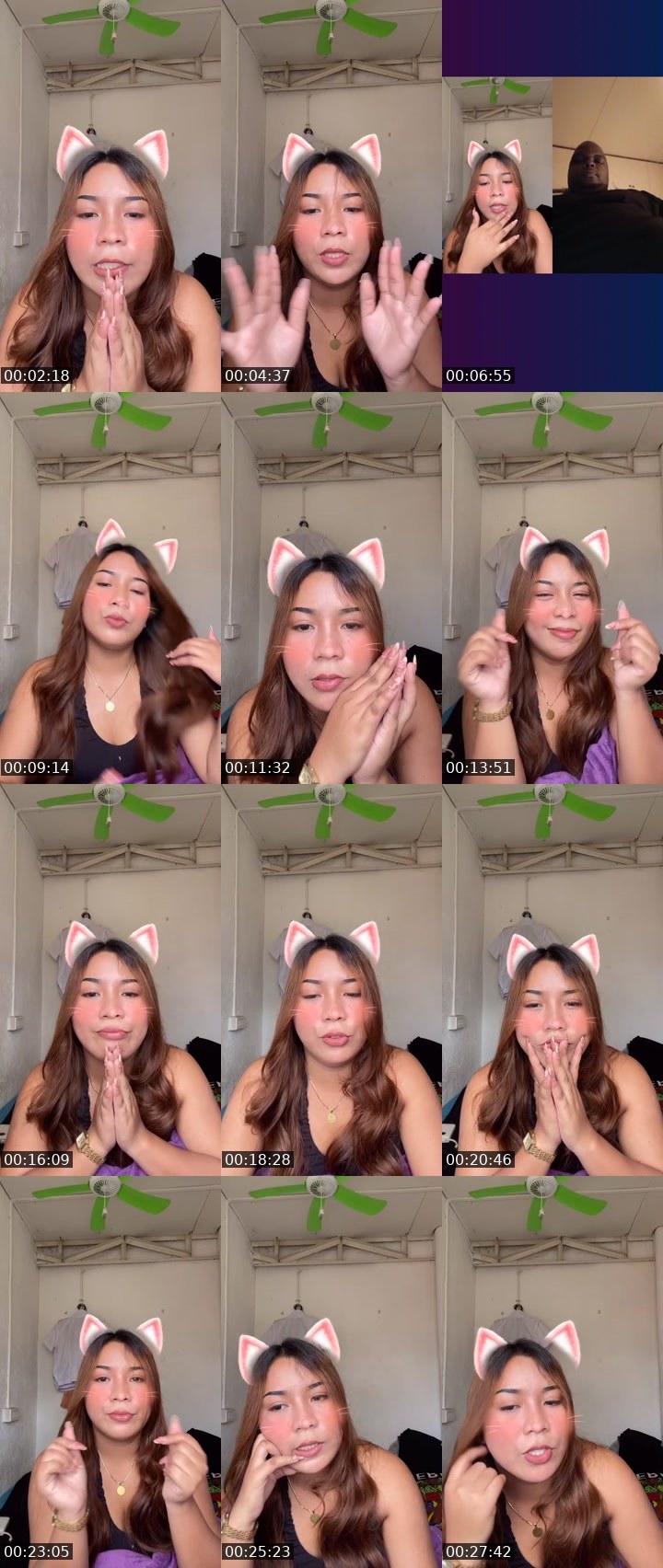 Contact-sheet preview of 👸🏻nadel🌼's Liveme recording