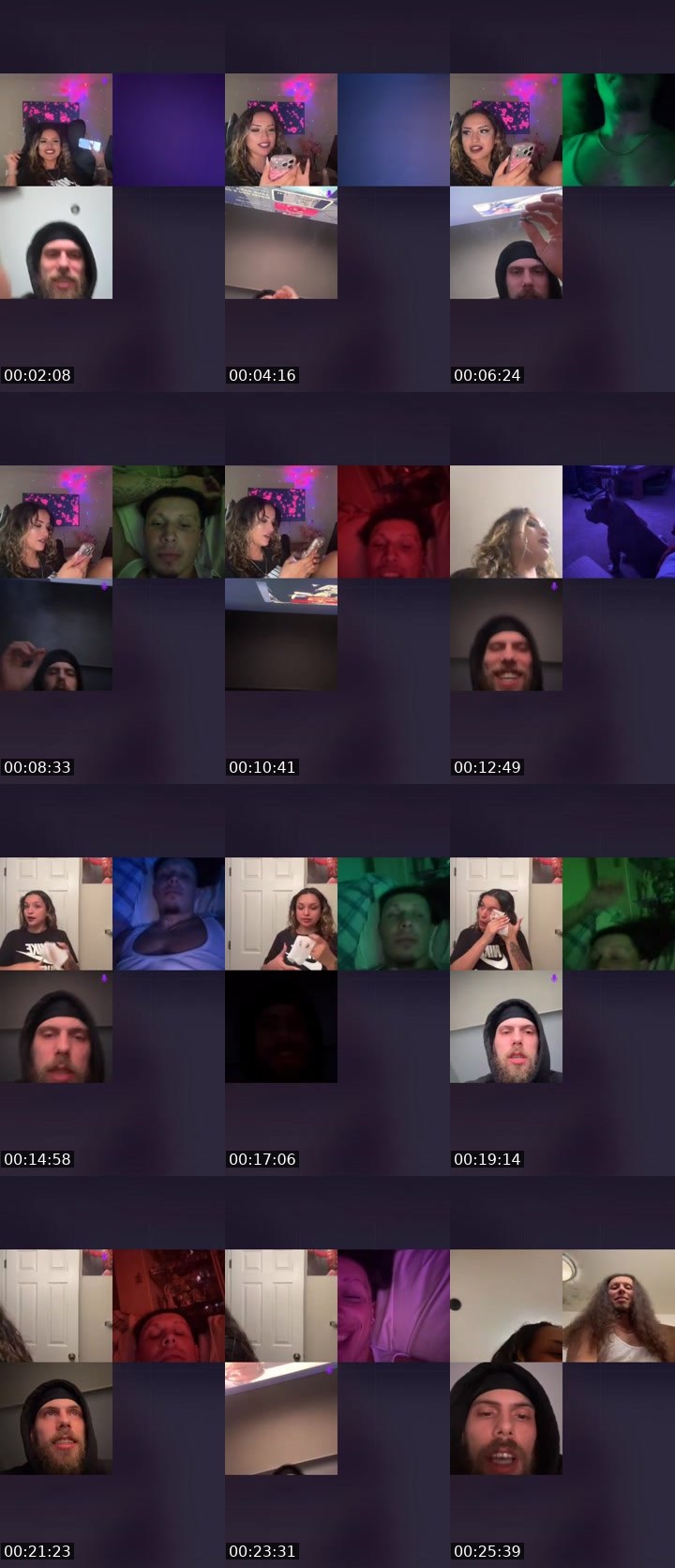 Contact-sheet preview of 𝓟𝓲𝓶𝓹𝓬𝓮𝓼𝓼❥❥'s Liveme recording