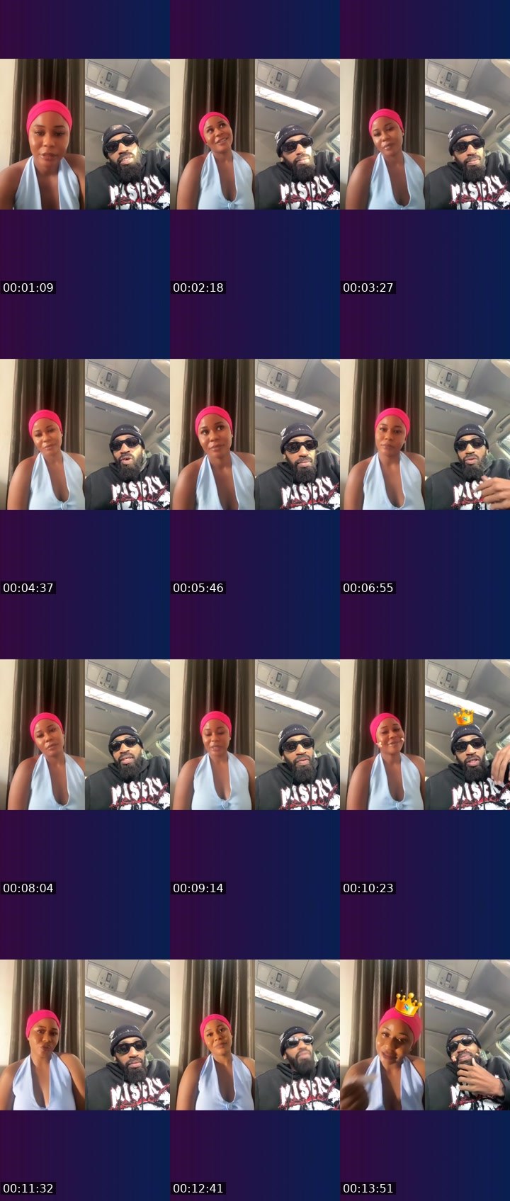 Contact-sheet preview of 🌸Diva Angel's Liveme recording