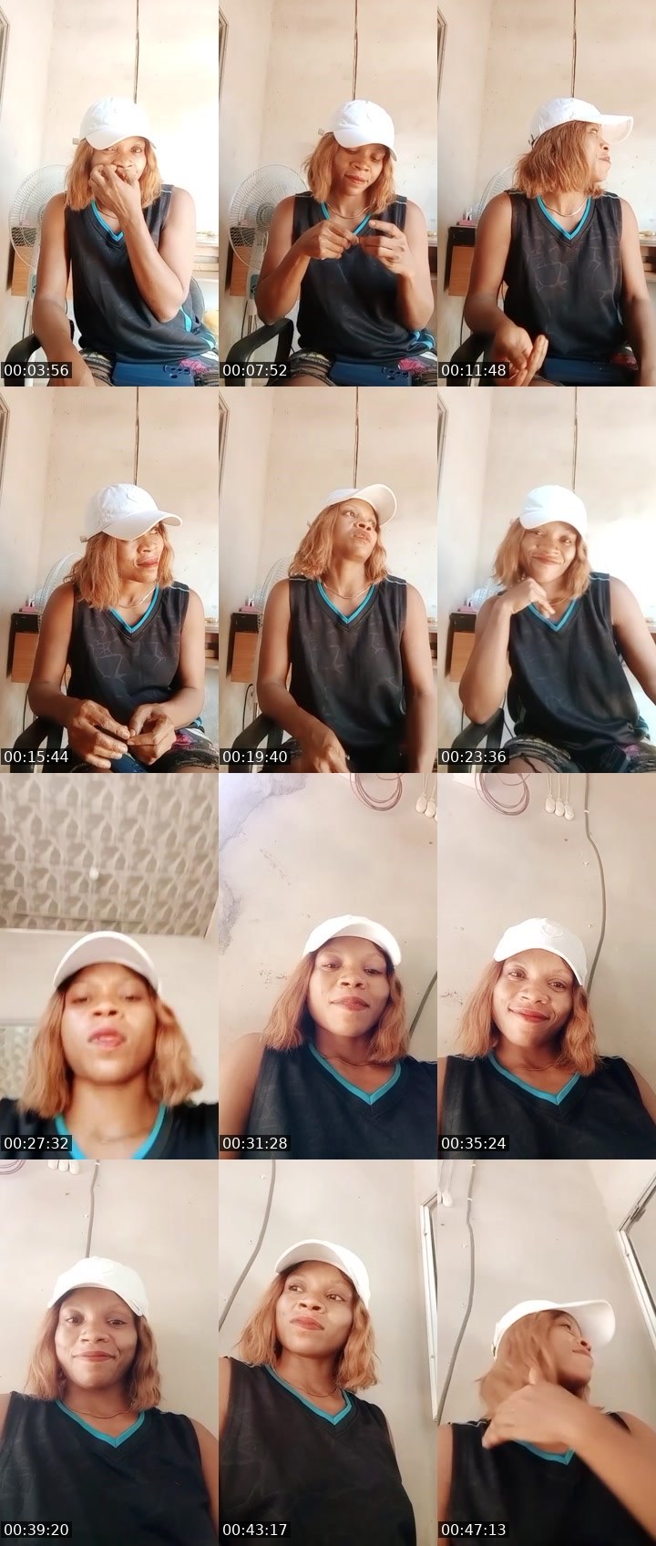 Contact-sheet preview of pretty 🌹 baby's Liveme recording
