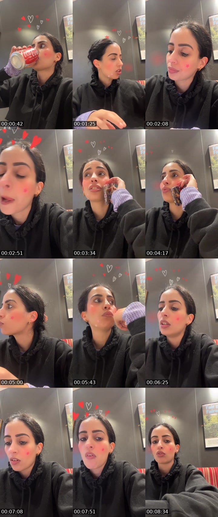 Contact-sheet preview of 𝐌𝐘𝐒𝐓𝐄𝐑𝐘 🐝's Liveme recording
