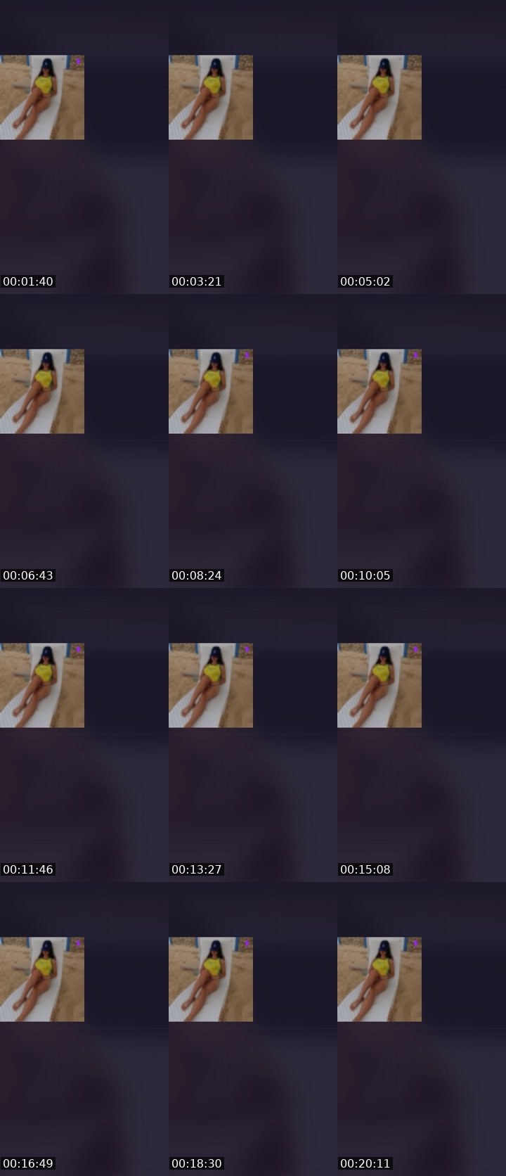 Contact-sheet preview of 💎ᴰᴮ ᵏʷᵉⁿ ♪ ༘⋆㋡'s Liveme recording