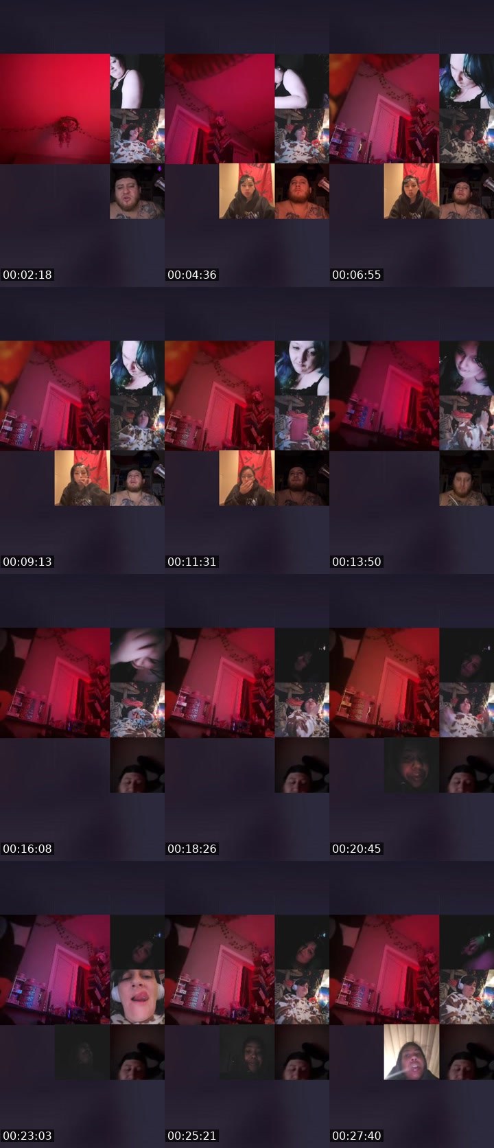 Contact-sheet preview of 𝙏ᵃլ🍯's Liveme recording