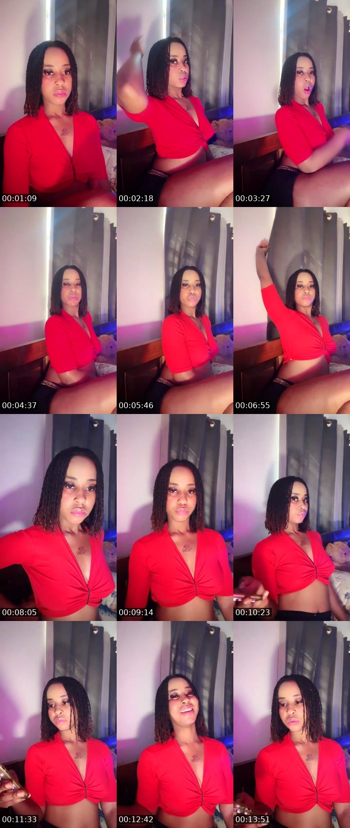 Contact-sheet preview of 🍑Curvy Goddess's Liveme recording
