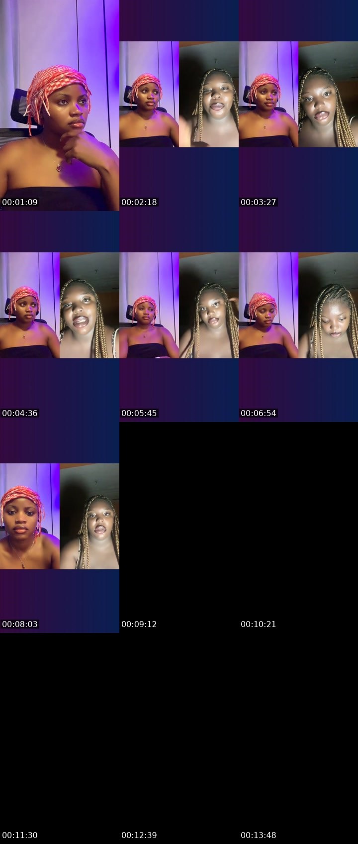 Contact-sheet preview of 𝕯𝖎𝖒𝖕𝖑𝖊𝖟💸✊🏾's Liveme recording