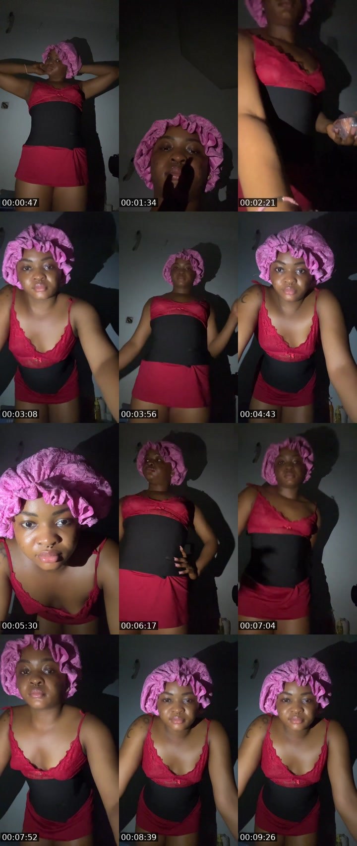 Contact-sheet preview of Honey 🍯🩷🩷🩷's Liveme recording