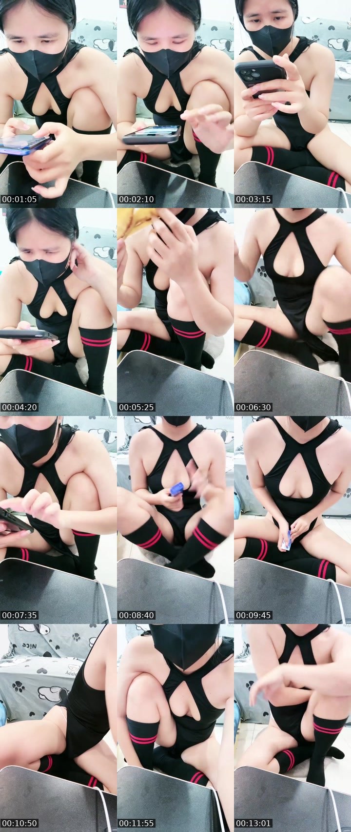 Contact-sheet preview of Grass99's Liveme recording