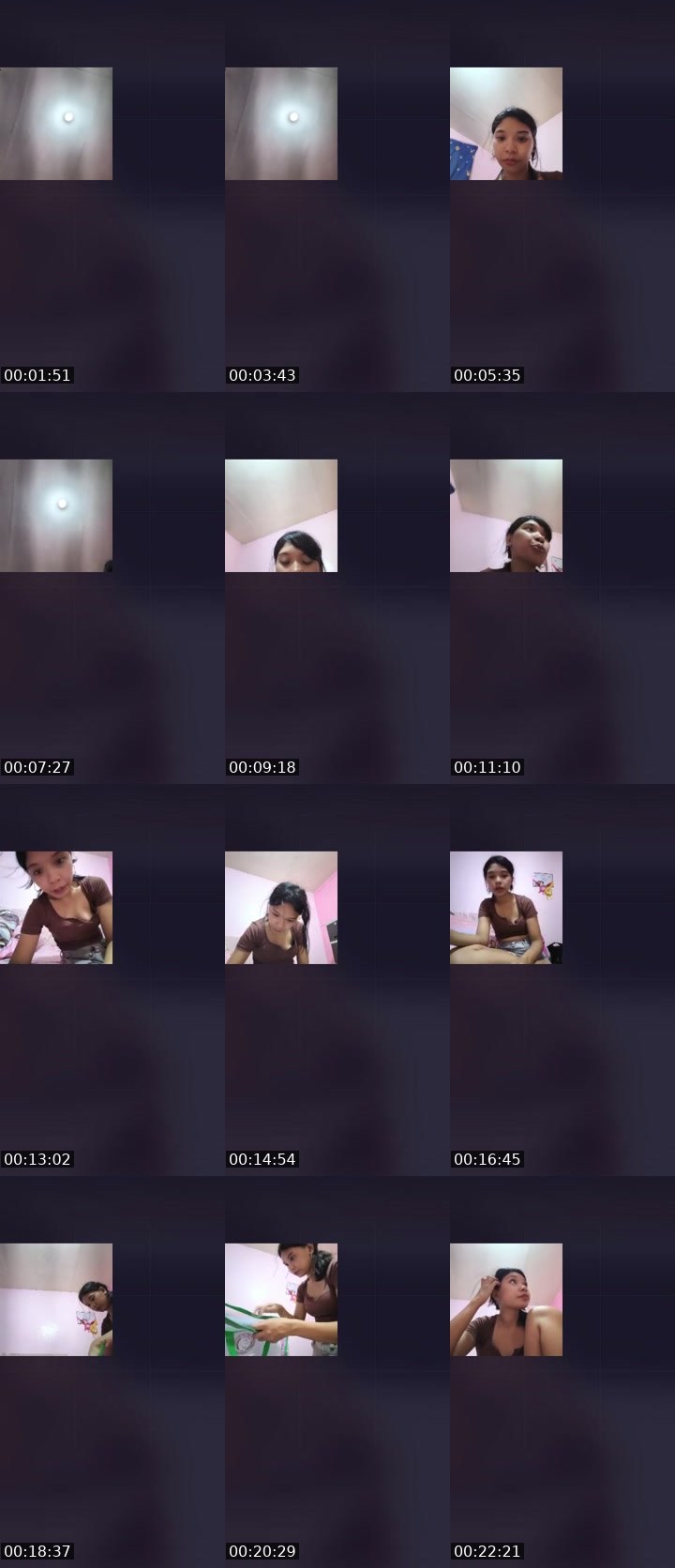 Contact-sheet preview of 😋👸NaLi🦢's Liveme recording