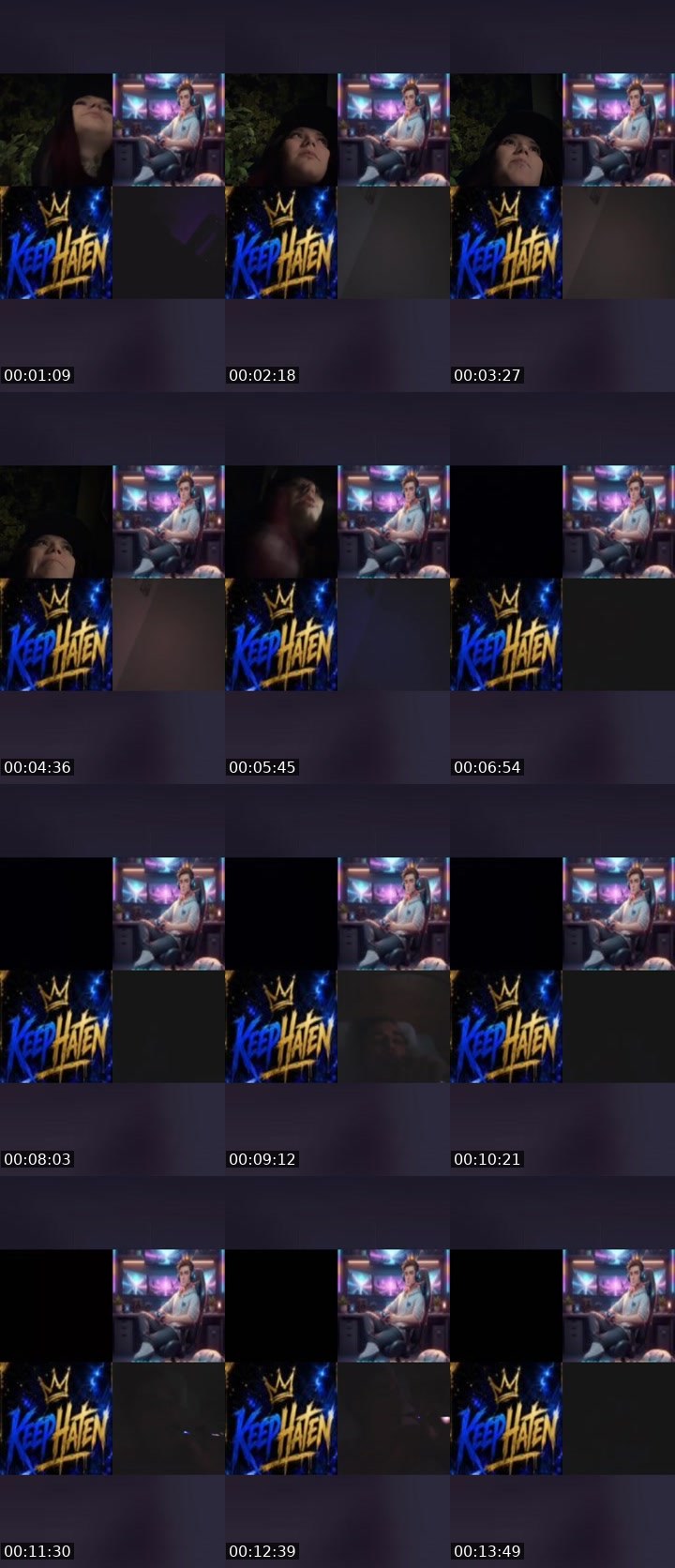 Contact-sheet preview of ✧ርᎧᗰᗴT🤍༞'s Liveme recording