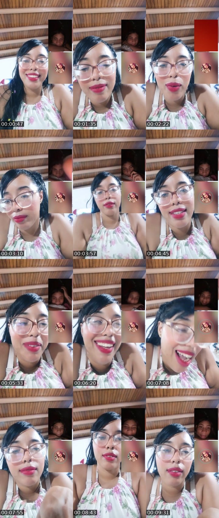 Contact-sheet preview of 🌈ℒa ℬaby💗's Liveme recording